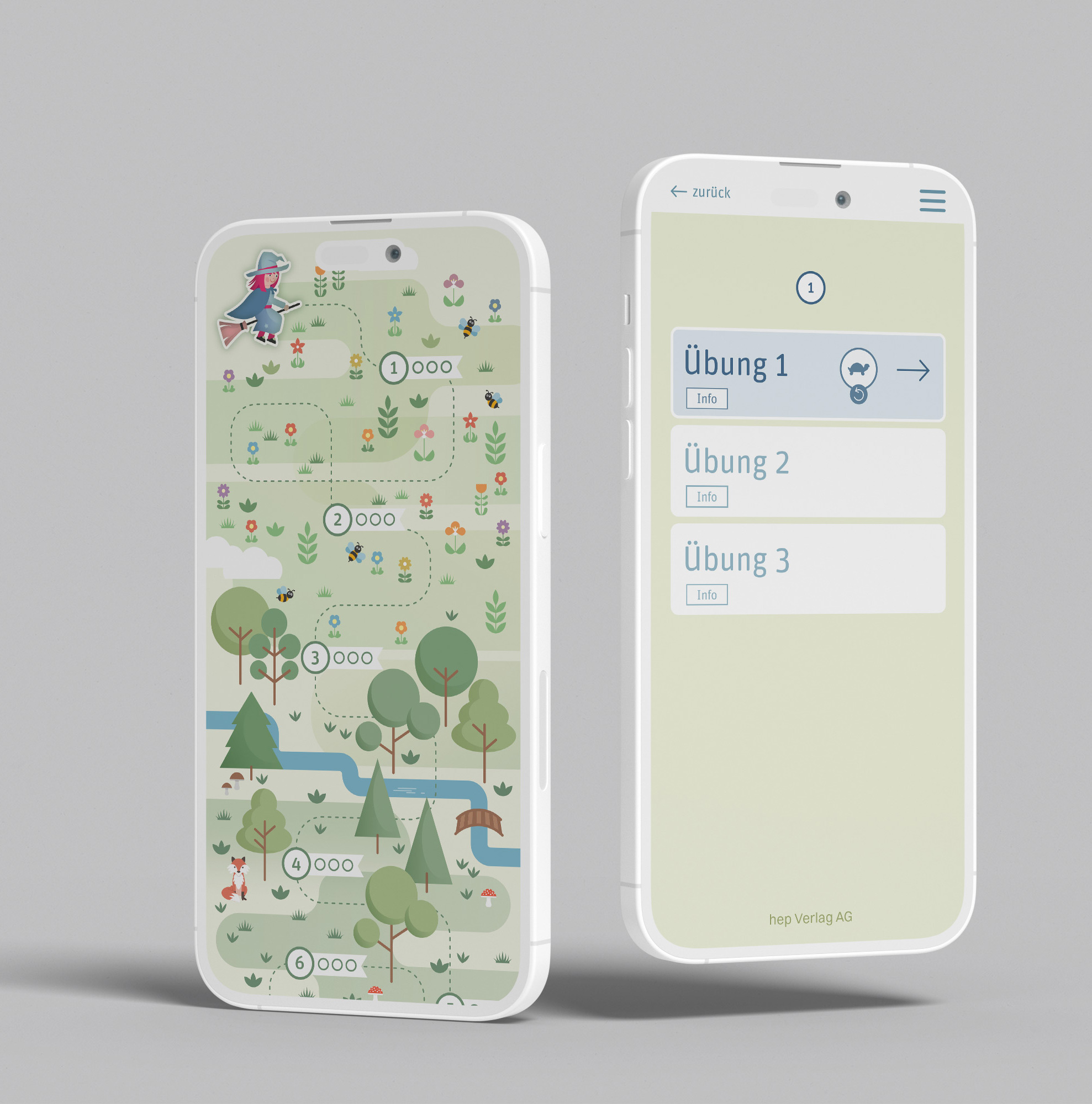 Visuelles Konzept und Illustration von «Klaro» Blitzlese-App